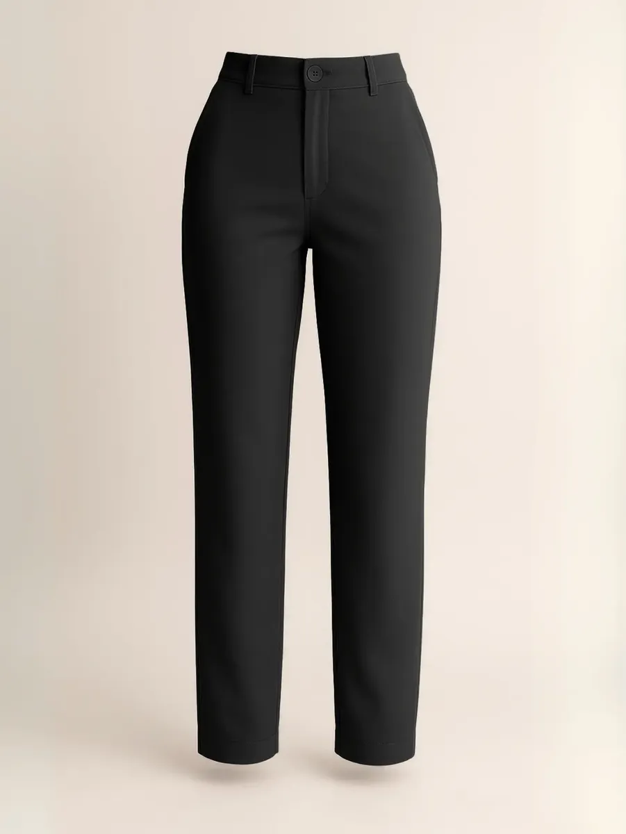 Calça Social Feminino Alfaiataria Trabalho Casual Fashion - Imagem 8