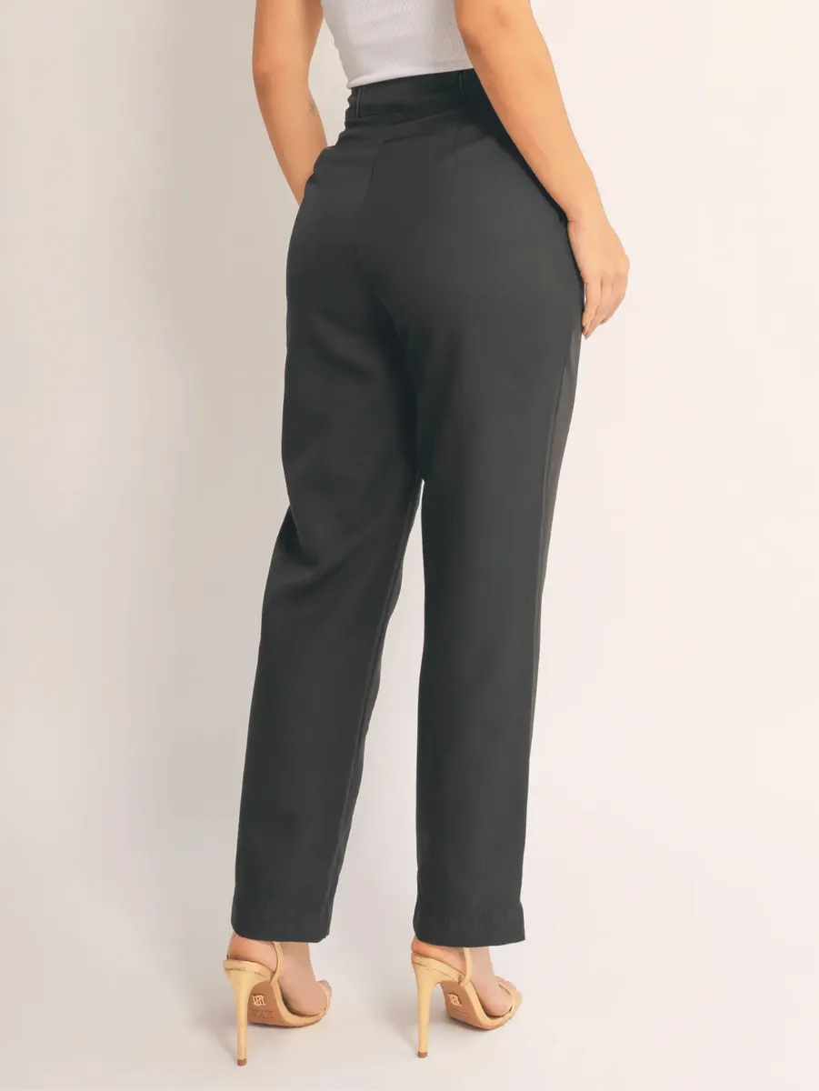 Calça Social Feminino Alfaiataria Trabalho Casual Fashion - Imagem 7