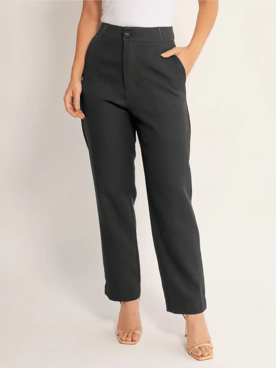 Calça Social Feminino Alfaiataria Trabalho Casual Fashion - Imagem 10